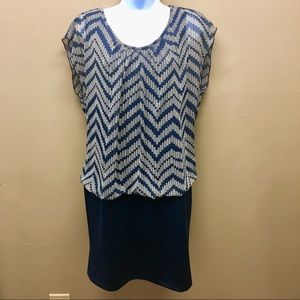 Enfocus Studio Navy Dress